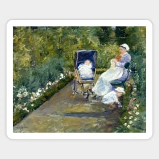 Children in a Garden (The Nurse) by Mary Cassatt Magnet